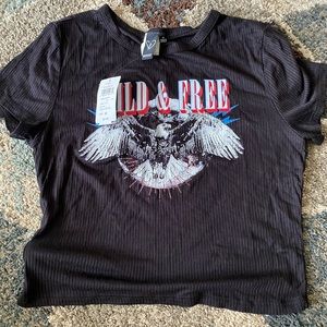 Wild and free crop top